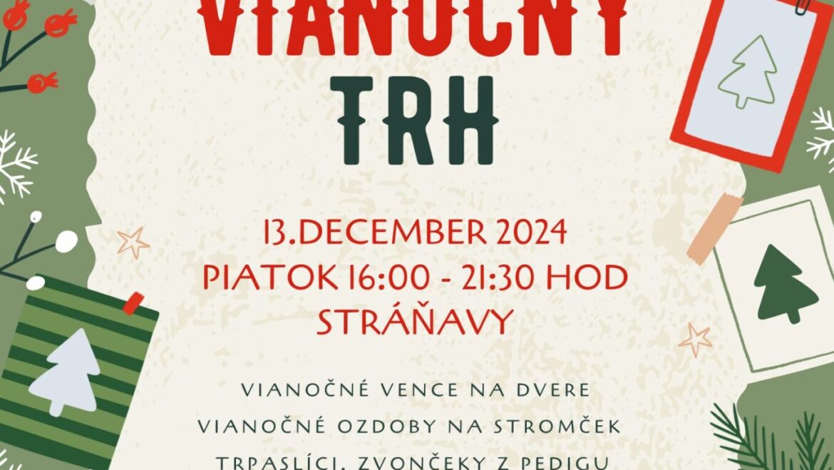 Vianočný trh v Stráňavách
